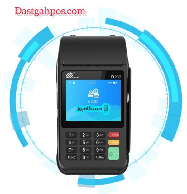 دستگاه کارتخوان سیار پکس مدل PAX -PAX D230 - Image 2